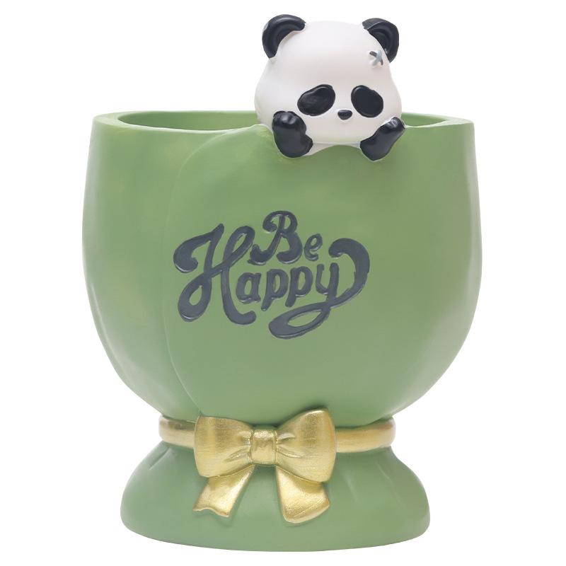 Chậu cây mọng nước thú cưng hoạt hình resin, chậu mini trang trí nhà, văn phòng và bàn làm việc (RG-56)