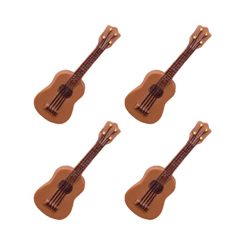 Mô hình guitar mini – Phụ kiện trang trí nhà búp bê, mô phỏng chân thực (M-1165)