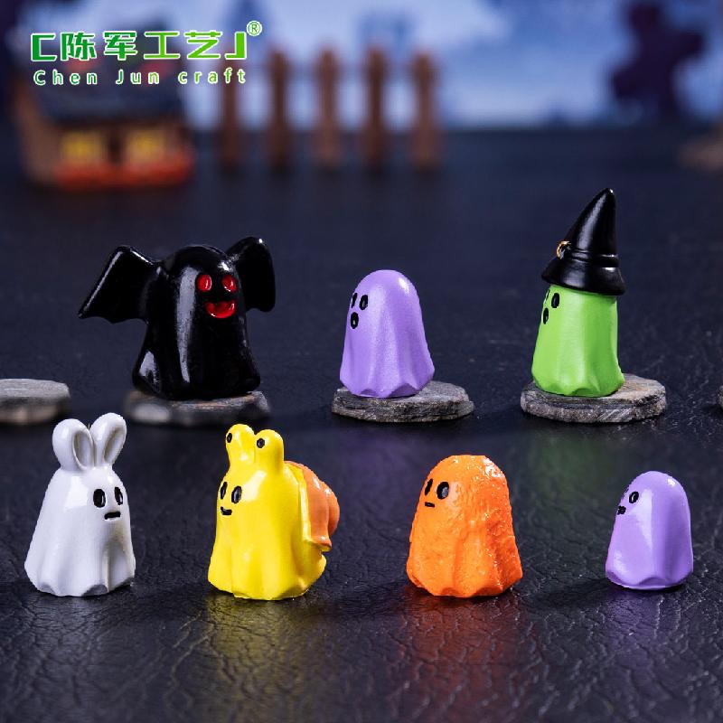 Tiểu cảnh Halloween ma nhỏ, phụ kiện trang trí DIY (TZC-122)