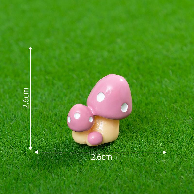 Tiểu cảnh nấm nhựa, trang trí DIY mini, tiểu cảnh dễ thương (ZC-8)
