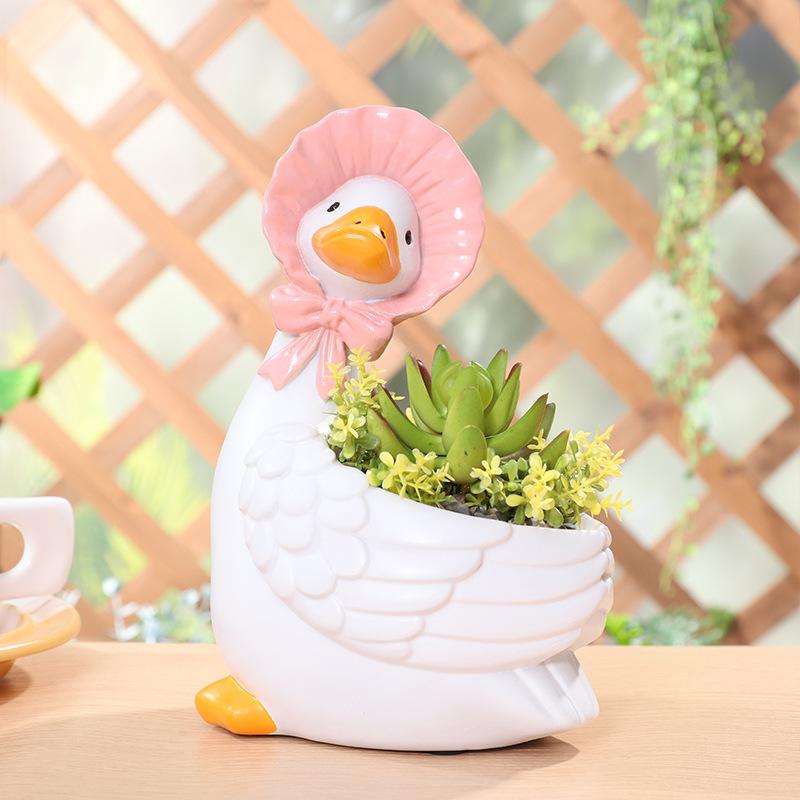 Chậu cây mọng nước hình cốc cà phê resin, chậu mini để bàn, trang trí cửa sổ và sân vườn (RG-197)