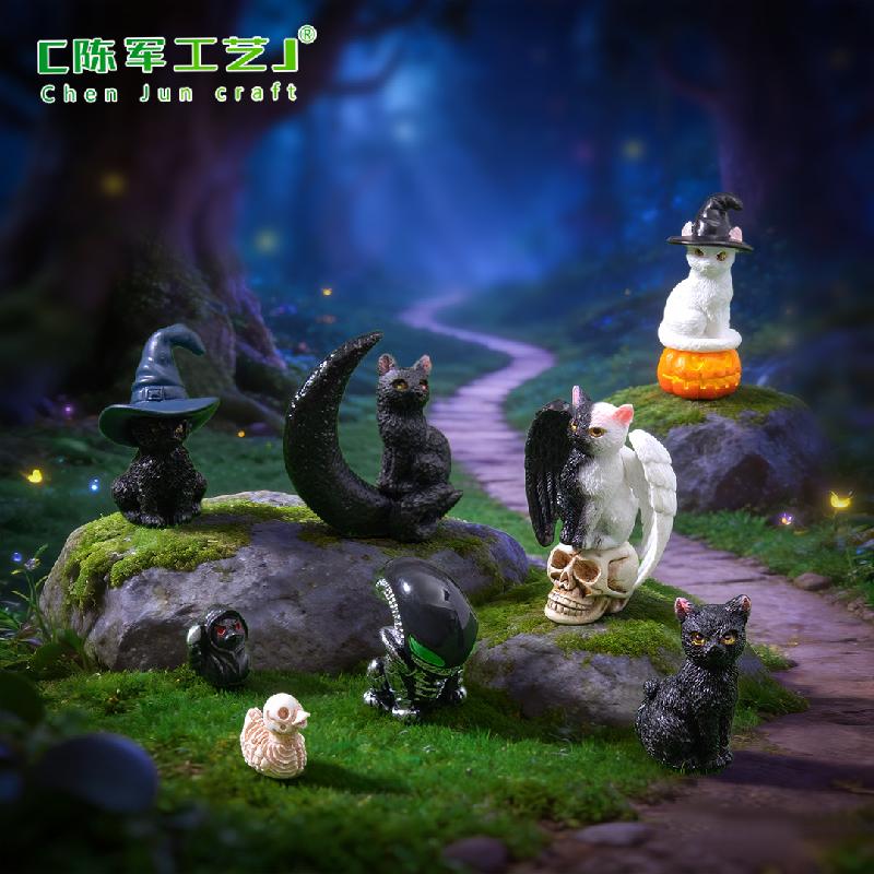 Mèo Song Sinh Halloween Mini (PK-243)