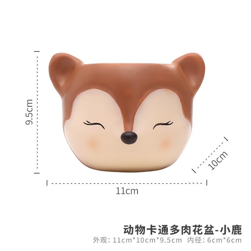 Chậu cây mọng nước hình cú mèo resin, chậu mini trang trí nhà, sân vườn và tiểu cảnh (RG-231)