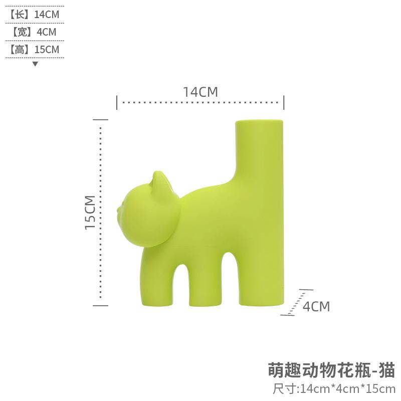 Bình hoa thủy canh hình động vật 3D resin, bình cây để bàn, trang trí nhà và văn phòng (RG-213)
