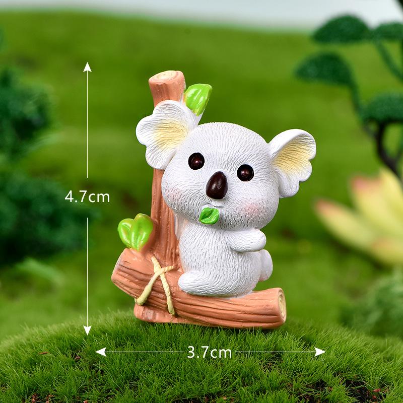 Tiểu cảnh koala dễ thương, phụ kiện trang trí quả cầu mini (TZC-407)