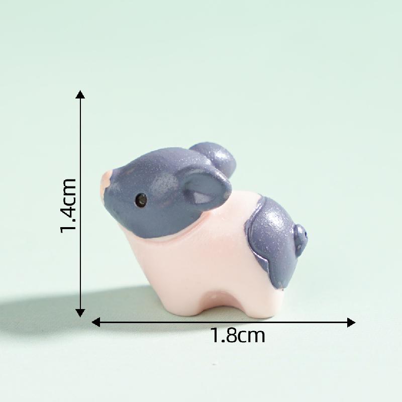 Heo con dễ thương – Mô hình tiểu cảnh mini trang trí sân vườn, bàn làm việc (M-1375)