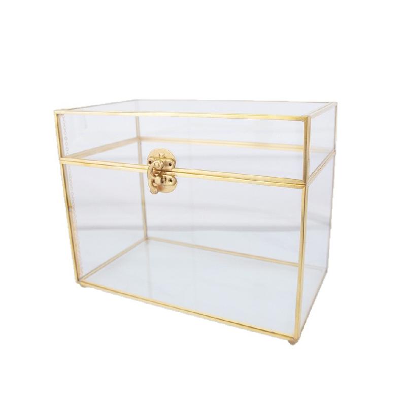 Hộp kính trang sức vương miện, hộp chống bụi (DG-104)