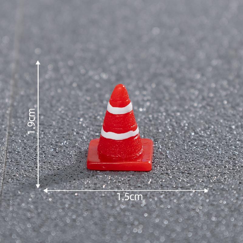 Tiểu cảnh cột đèn, thùng rác, trang trí đường phố mini (ZC-92)