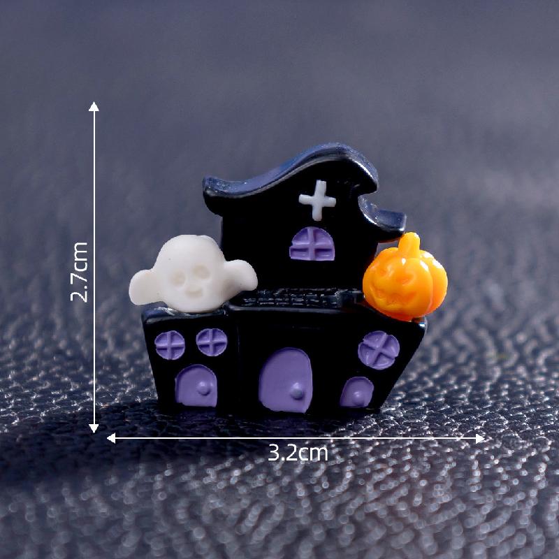 Trang trí Halloween tiểu cảnh, bí ngô ma DIY mini (TZC-9)