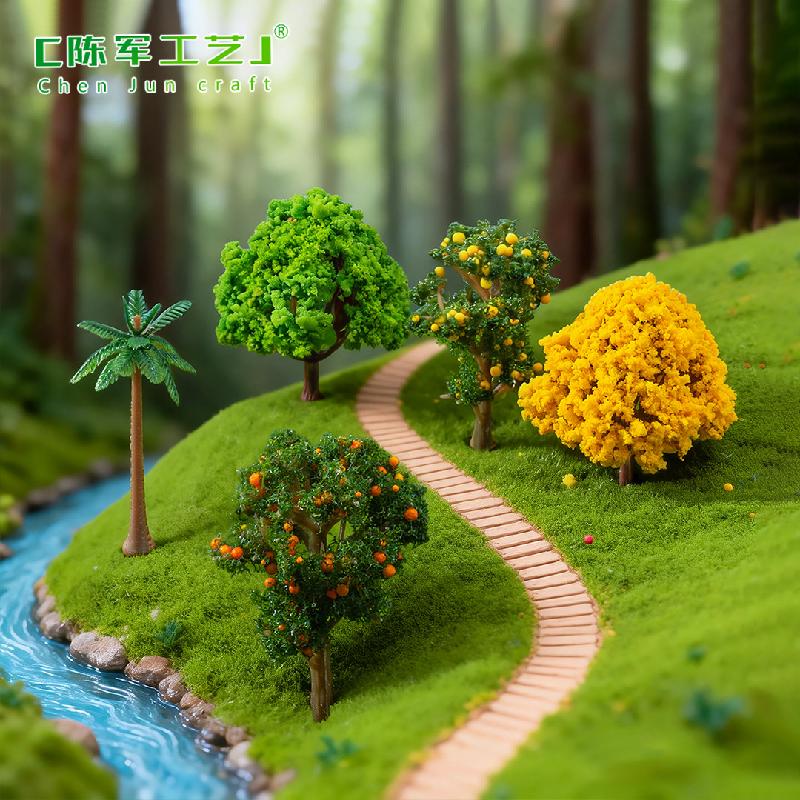 Tiểu cảnh cây táo, hoa giả, trang trí cây cảnh DIY mini (ZC-105)