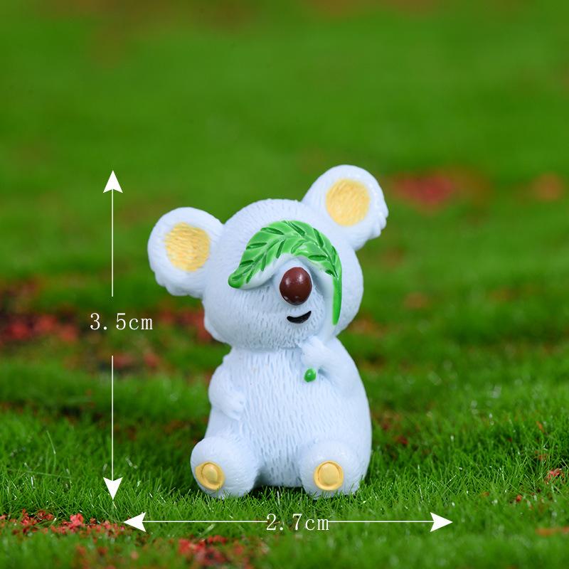 Gấu túi koala resin tiểu cảnh trang trí sáng tạo DIY (TZC-686)