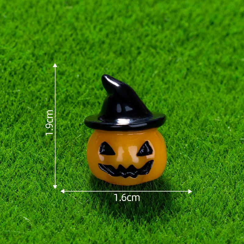 Tiểu cảnh Halloween, bí ngô ma, trang trí DIY mini (TZC-80)