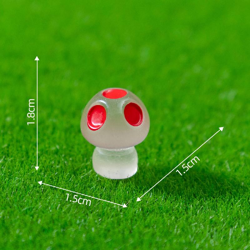 Tiểu cảnh nấm phát sáng, phụ kiện treo trang trí cây cảnh (ZC-474)