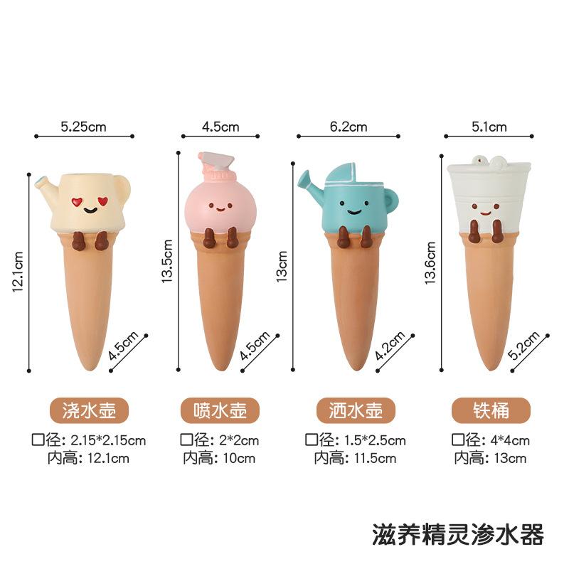 Dụng cụ tưới cây tự động bằng đất nung, bình thấm nước nhỏ giọt, tưới cây ban công sân vườn (RG-103)