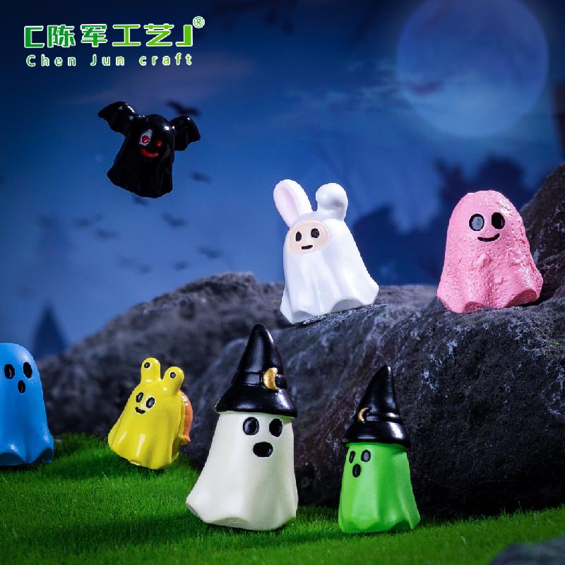 Tiểu cảnh Halloween ma nhỏ, phụ kiện trang trí DIY (TZC-122)