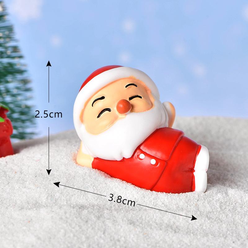 Tiểu cảnh Noel: người tuyết và táo bình an mini DIY (TZC-1050)