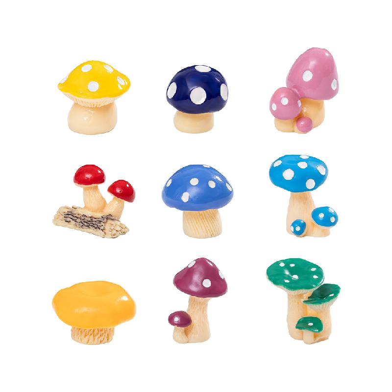 Tiểu cảnh nấm nhựa, trang trí DIY mini, tiểu cảnh dễ thương (ZC-8)