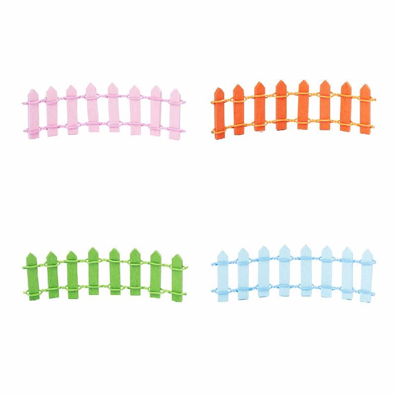 Hàng rào gỗ trắng mini, phụ kiện trang trí DIY tiểu cảnh (ZC-19)